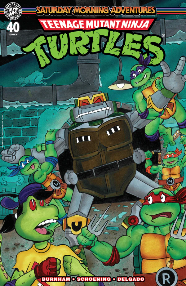 Teenage Mutant Ninja Turtles: Saturday Morning Adventures: Steve Lavigne Variant #40 - Cover B
